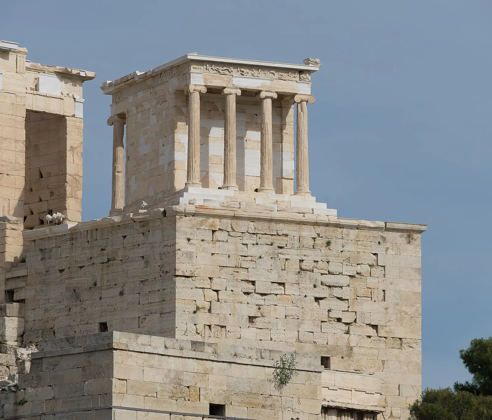 Athena Nike-templet på Akropolis i Aten