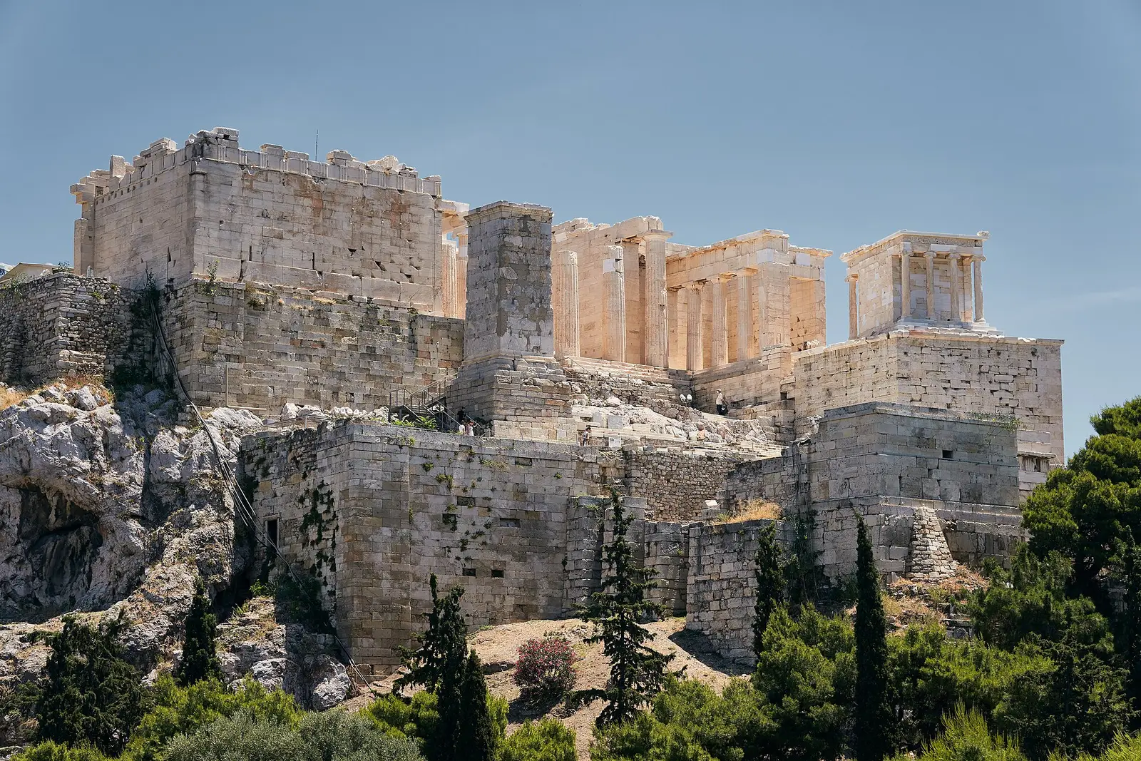 Akropolis i Aten sedd från Areopagen